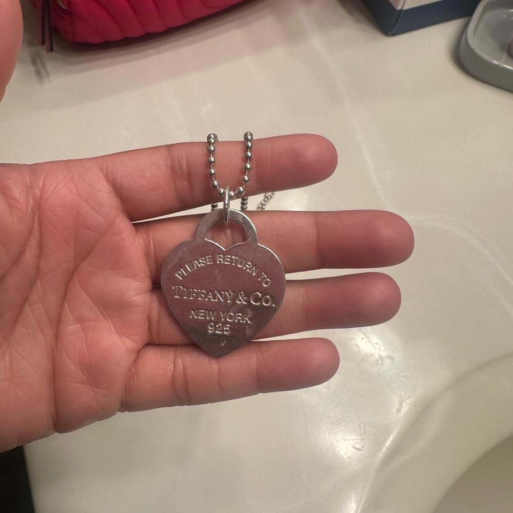 Tiffany & Co. Silver Heart Necklace